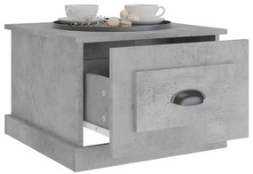 Mesa de centro 50x50x35 cm derivados de madeira cinzento sonoma