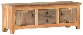 Móvel de TV 120x30x40 cm madeira acácia e recuperada maciças
