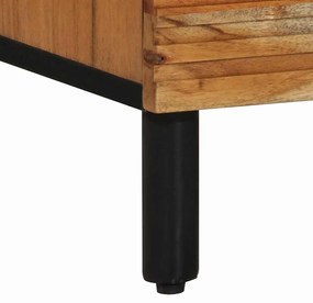 Estante 80x33x75 cm Madeira Sólida de Acácia
