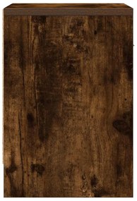 Mesas de cabeceira 2 pcs com gaveta 39x28x41 cm carvalho fumado