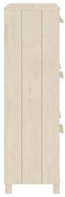 Sapateira HAMAR 59,5x35x117 cm pinho maciço castanho-mel