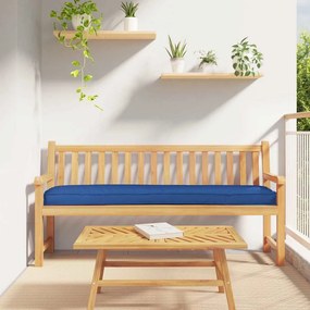 vidaXL Almofadas de Palete para Banco 2 pcs Azul Royal 200x40x8 cm Tecido Oxford