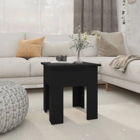 vidaXL Mesa de centro 40x40x42 cm derivados de madeira preto