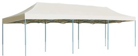 Tenda para festas pop-up dobrável 3x9 m creme