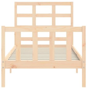 Cama sem colchão 90x200 cm madeira de pinho maciça