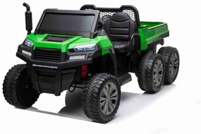 Carro elétrico para Crianças RIDER 6X6 24V com tração nas 4 rodas - 4X 100W, bateria de 24V, rodas EVA, eixos de suspensão, controle remoto de 2,4 GHz