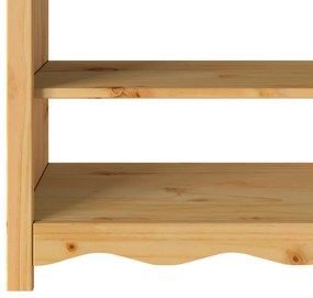 Mesa de Consola vidaXL "DRAMMEN" 89,5x37x73 cm Madeira Sólida de Pinhe