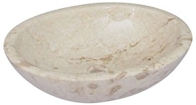 Lavatório 53x40x15 mármore cor creme