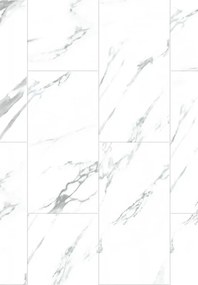 Mexen Glacier White painéis vinílicos 610 x 305 mm LVT Dryback 2,5 mm, substrato, 4 V-Fuga, Jazz White