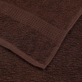 Toalhas de banho 4 pcs 100x150 cm 360 gsm 100% algodão castanho