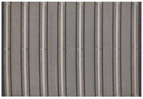 Tapete de exterior creme e preto 160 x 230 cm MANSA Beliani