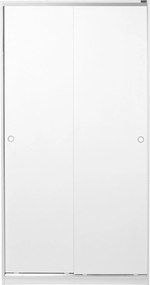 Roupeiro "Zenith" – Branco – 94 x 182 x 52 cm – Design Moderno com Por