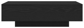 Mesa de Centro vidaXL Preto Carvalho 100x30x36,5 cm Madeira Engenharia