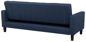 Sofá-cama de tecido azul escuro VEHKOO Beliani