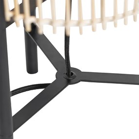 Candeeiro de mesa escandinavo em bambu - Natasja