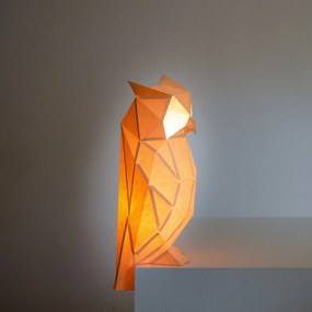 Night Owl - DIY Colour Paperlamp - Light Grey