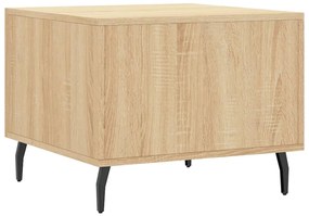 Mesa de centro 50x50x40 cm derivados de madeira carvalho sonoma