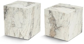Conjunto de Mesas de Apoio "Küp Set" – Freesia, 2 Peças, Design Modern