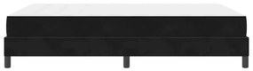 Cama box spring com colchão Preto 140 x 200 cm Veludo