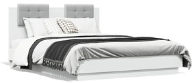 Estrutura cama c/ cabeceira 120x190 cm derivados madeira branco