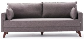 Sofá de 3 Lugares Bella – Castanho – 208 cm