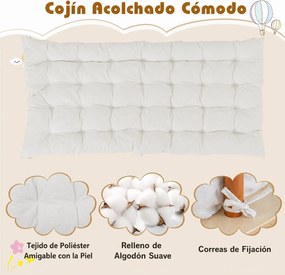 Conjunto de 3 Peças de Escalada Montessori, Estrutura Triangular, Estrutura Arqueada e Rampa, 69 x 55 x 59 cm, Dobrável, Multicolor