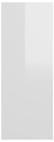 Mesa consola 105x30x80 cm derivados de madeira branco brilhante