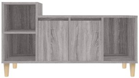 Móvel de TV 100x35x55 cm derivados de madeira cinzento sonoma