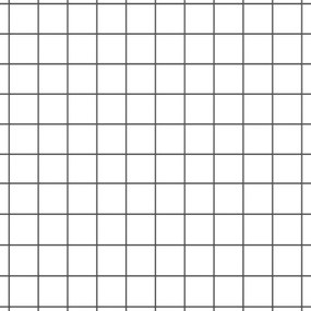 Cerca de Arame Soldado com 44 Postes em U Cinza 0,6x100 m Aço