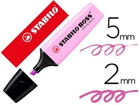 Marcador Stabilo Boss Pastel Fluorescente 70 Brisa Violeta