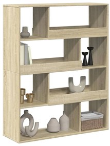 Estante 100x33x125,5 cm derivados de madeira carvalho sonoma