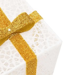 Presentes de Natal iluminados 3 pcs 64 luzes LED branco quente