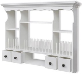 Armário de parede para cozinha branco