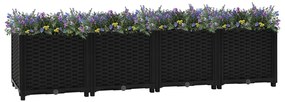 vidaXL Canteiro elevado 160x40x38 cm polipropileno