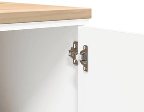 Armário de arrumação de garagem Branco 60x51x85 cm