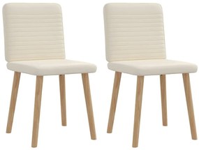 Cadeiras de jantar 2 pcs linho
