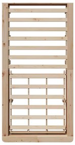Estrutura da Cama Castanho 90 x 200 cm Madeira de pinho maciça