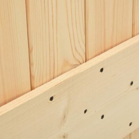Porta 100x210 cm madeira de pinho maciça