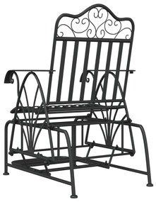 Banco de alpendre 61 cm aço preto
