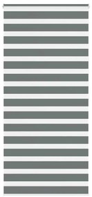 vidaXL Cortina de zebra 105x200 cm largura do tecido 100,9cm poliéster