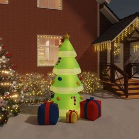 Árvore de Natal Insuflável de 240 cm com Luzes LED