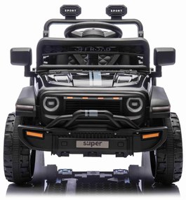 Jipe elétrico para crianças OFFROAD NEW, bateria de lítio, chassis alto, banco largo, suspensão nas rodas traseiras, controlo remoto de 2,4 GHz, leito