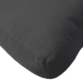 Almofadões para paletes 2 pcs tecido oxford preto
