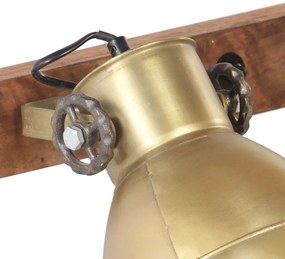 Candeeiro de parede industrial 45x25 cm E27 bronze
