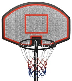 Tabela de basquetebol 237-307 cm polietileno preto