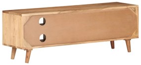 Móvel de TV 115x30x39 cm madeira de acácia maciça
