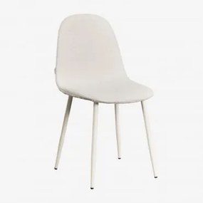 Glamm Estofada Cadeira De Jantar Beige Creme & Caracóis Blanco & Caracóis - Sklum