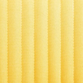 Cadeiras de jantar 2 pcs tecido amarelo