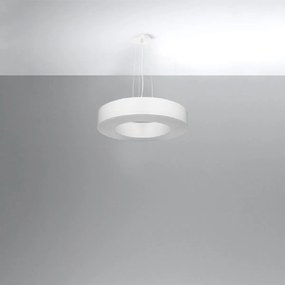 Candeeiro de Teto Suspenso SATURNO SLIM 50 Cm Branco