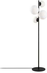 Candeeiro de Chão Fazli – Preto e Branco – 33 x 33 x 162 cm